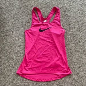 Nike Pink Racerback Tank Top Size S